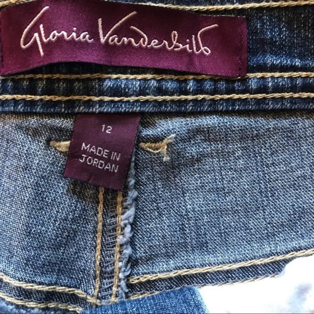 5 for $25 ❄️ Gloria Vanderbilt blue jeans Size 12 Short - Picture 8 of 9